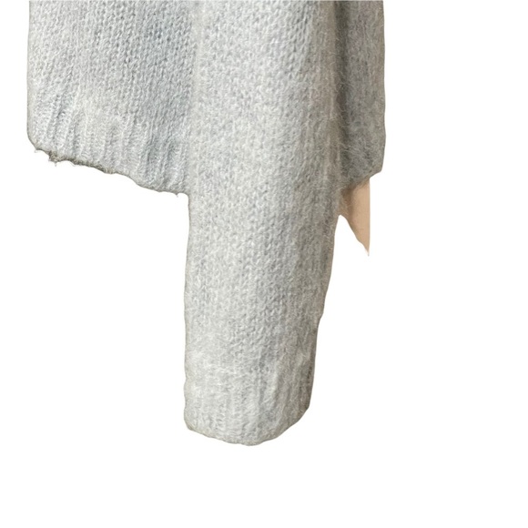 Eileen Fisher Gray Mohair Alpaca Crew Neck Sweater Size M - Picture 6 of 11